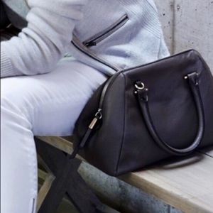 Banana Republic Black Leather Purse Bag